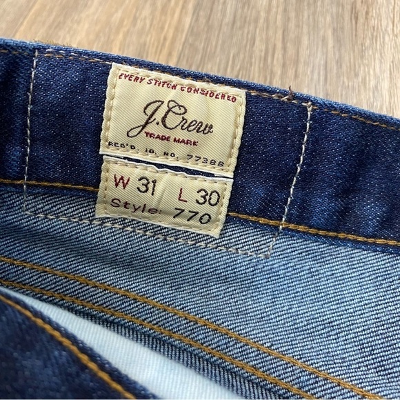 J CREW Style 770 jeans Straight Fit Mens size 31 x 30 - Picture 7 of 12